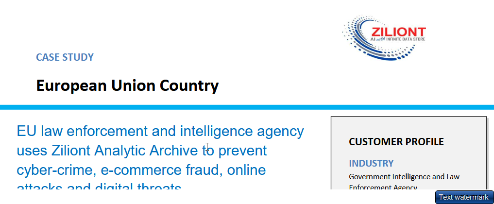 ZILIONT EU Agency case study preview